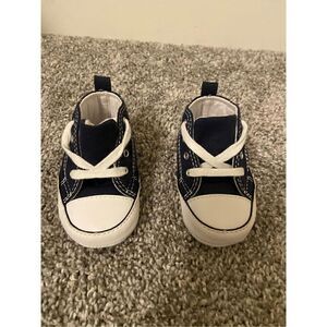 Baby Converse Dark Blue size 2